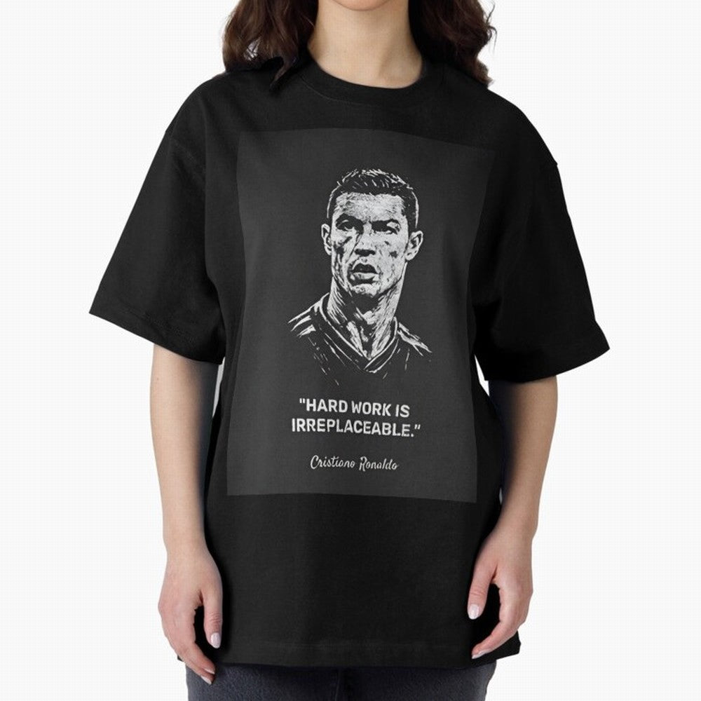 Cristiano Ronaldo Oversized T-Shirt Celebrate Football Heritage in FIFA World Cup 2026 Group Stage for Fans of Messi and Cristiano Ronaldo and Spain, Bringing Football Festival Excitement, Trophy Ambitions, Country Rivalries and Star Player Buzz;
