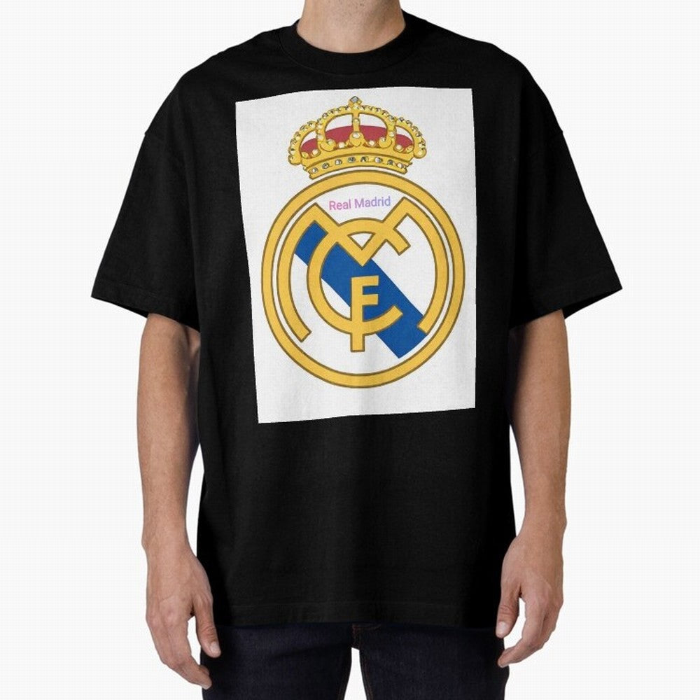 Real Madrid Gold Oversized T-Shirt Treasure the FIFA World Cup 2026 Group Stage Journey through Neymar Highlights, Brazil Pride, Sports Nostalgia, International Competition, Famous Players and Unforgettable Victories; Great for Supporters Who Love