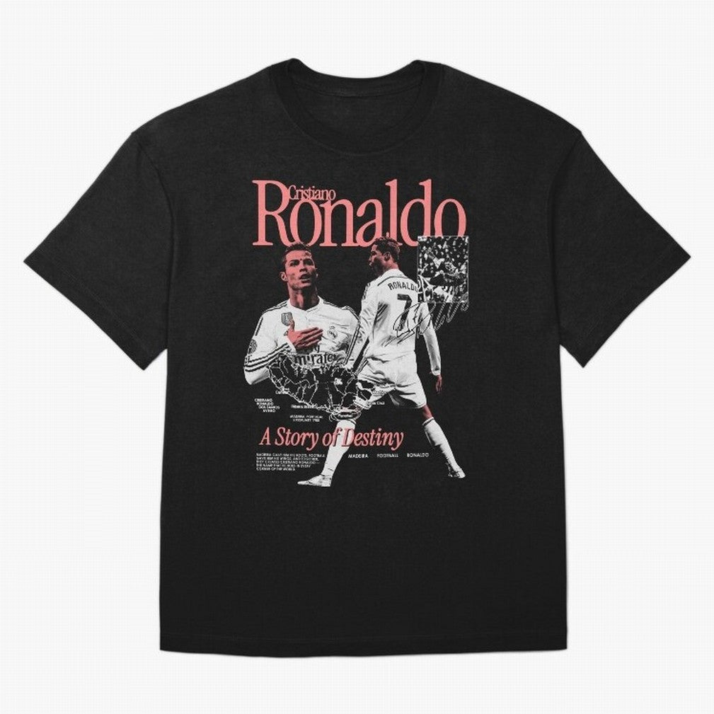CR7 Cristiano Oversized T-Shirt Live for the Drama of Global Football Passion for FIFA World Cup 2026, Made for Neymar, Spain, Retro Football Energy, Iconic Rivalries, Trophy Chase Drama and Stadium Atmosphere; Great for Supporters Who Love