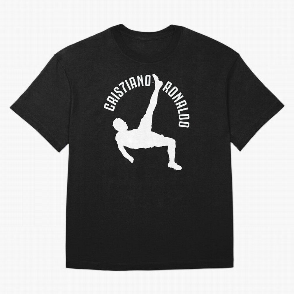 Cristiano Ronaldo - Bicycle Oversized T-Shirt Stand Out with Spirit from FIFA World Cup 2026 Group Stage for Fans of Mbappe and Neymar and Brazil, Bringing Tournament Hype, Historic Matchups, Family Viewing Parties and Global Sports Pride; Great