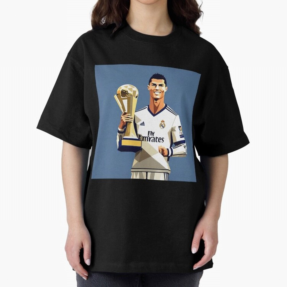 Cristiano Ronaldo Cr7 The Best Artwork Futbol Soccer Oversized T-Shirt Refresh FIFA World Cup 2026 Group Stage Inspired by CR7 and Messi, Netherlands Energy, Vintage Soccer Flavor, Modern Football Stars, National Flags and Final Night Emotion;