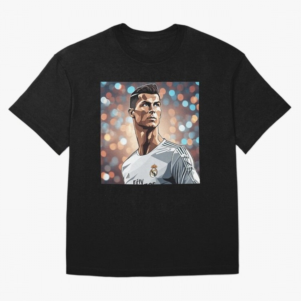 Ronaldo Cr7 Cristiano The Goat Artwork Futbol Soccer Oversized T-Shirt Turn Every Weekend Toward FIFA World Cup 2026 Group Stage Filled with CR7, Portugal, Spain and Germany Energy, Champion Mindset, Group Stage Buzz, Knockout Tension and