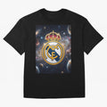 La Galaxia del Real Madrid Oversized T-Shirt Fuel Your Fan Pride for Global Football Passion for FIFA World Cup 2026, with Messi and Cristiano Ronaldo, England and Germany, Supporter Pride, Iconic Celebrations, Legendary Names and Global Match Day