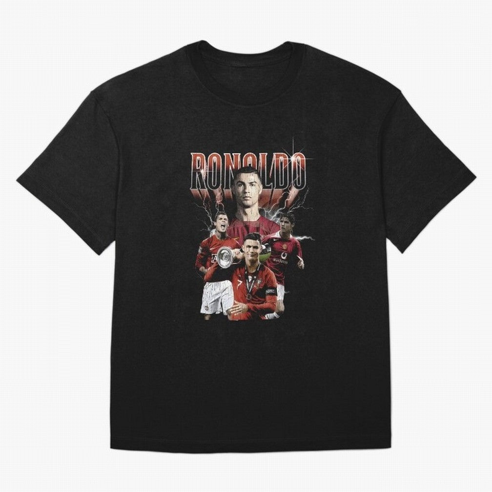 Cr7 footballer portuguese Oversized T-Shirt Elevate the FIFA World Cup 2026 USA Canada Mexico Journey through Cristiano Ronaldo Highlights, Brazil, Portugal and Argentina Pride, Vintage Soccer Flavor, Modern Football Stars, National Flags and Final