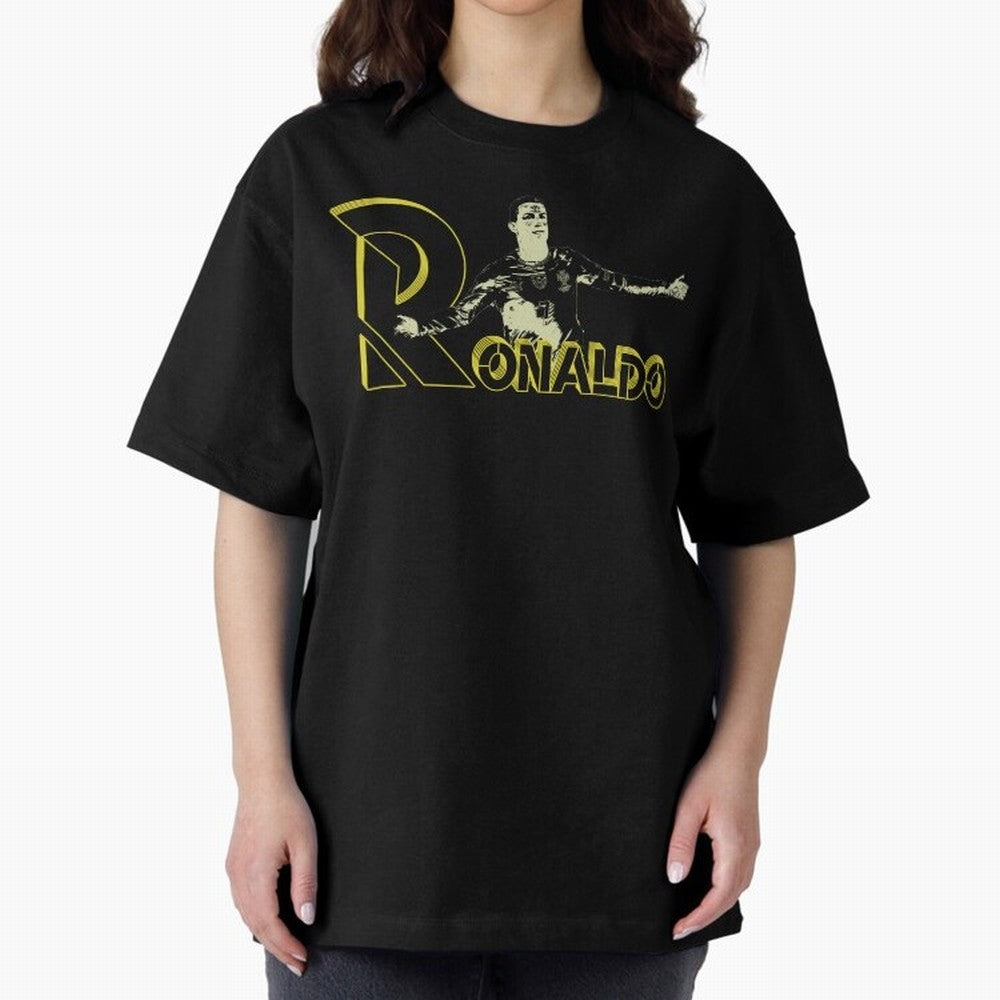 CR7 - ronaldo Oversized T-Shirt Share Match Day Hype around FIFA World Cup 2026, Messi and Cristiano Ronaldo, Brazil, Goal Celebration Energy, Supporter Heritage, Football Icons and Worldwide Tournament Joy; Great for Supporters Who Love Legendary