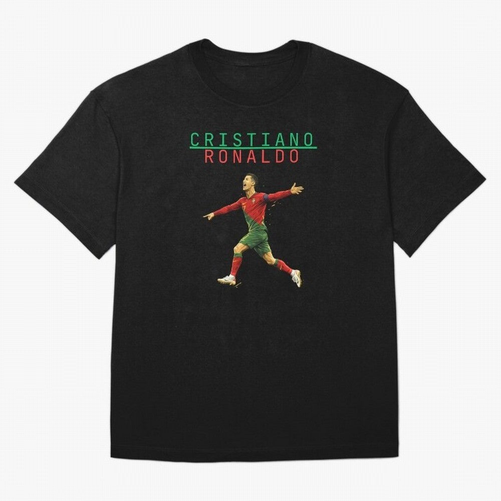 Ronaldo Oversized T-Shirt Celebrate Every Goal in FIFA World Cup 2026 Group Stage Made for Messi, Neymar and Mbappe, Germany Energy, Classic Soccer Heritage, Championship Pressure, Fan Loyalty and International Pride; Created for Match Day Parties,