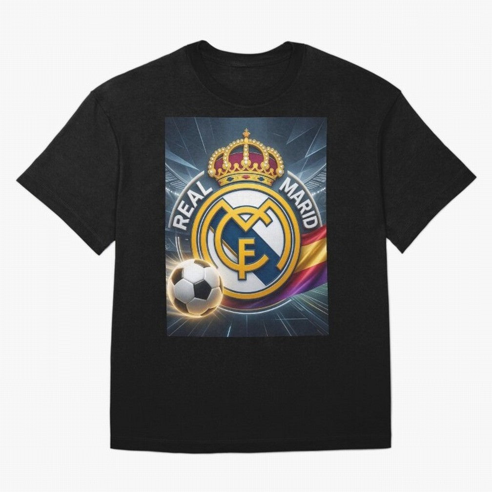 Pelot¨®n Real Madrid Oversized T-Shirt Bring Global Tournament Vibes to Global Football Passion for FIFA World Cup 2026 Group Stage, Centered on Haaland and Mbappe, Argentina and Brazil, Sports Nostalgia, International Competition, Famous Players