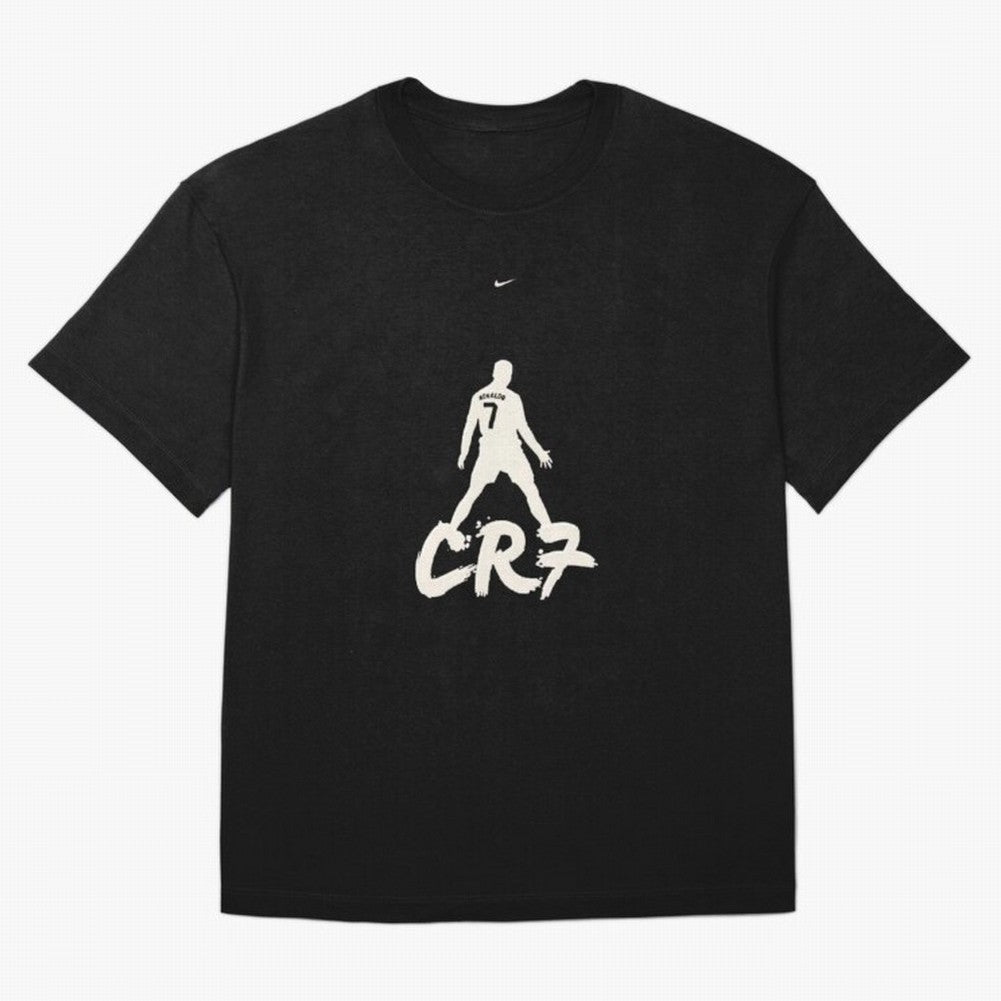 Cristiano Ronaldo CR7 Minimalist Silhouette Football Art Oversized T-Shirt Discover Match Day Hype around FIFA World Cup 2026 USA Canada Mexico, CR7 and Messi, Argentina and Brazil, Retro Football Energy, Iconic Rivalries, Trophy Chase Drama and
