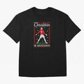 All I Want For Christmas Is Siuu Funny Christmas Festive Knitted Oversized T-Shirt Spotlight Match Day Hype around FIFA World Cup 2026 Group Stage, Messi, Brazil, Retro Football Energy, Iconic Rivalries, Trophy Chase Drama and Stadium Atmosphere;
