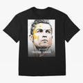 Cristiano Ronaldo Cr7 Football Soccer Player Icon Legend Power Oversized T-Shirt Experience the Global Stage of Global Football Passion for FIFA World Cup 2026, Highlighting Cristiano Ronaldo, Haaland and CR7, France, Fan Favorite Moments, National