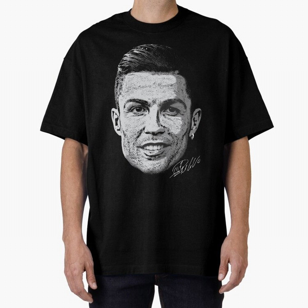 Cristiano Ronaldo Signed Oversized T-Shirt Live the Energy of the FIFA World Cup 2026 USA Canada Mexico Journey through Messi and Cristiano Ronaldo Highlights, Spain and Netherlands Pride, Vintage Soccer Flavor, Modern Football Stars, National
