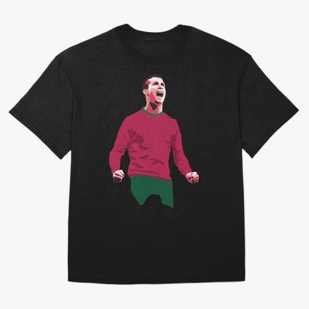 Ronaldo Oversized T-Shirt Fuel Your Fan Pride for FIFA World Cup 2026 for Fans of Messi, Neymar and Mbappe and Netherlands, Bringing Vintage Soccer Flavor, Modern Football Stars, National Flags and Final Night Emotion; Created for Match Day