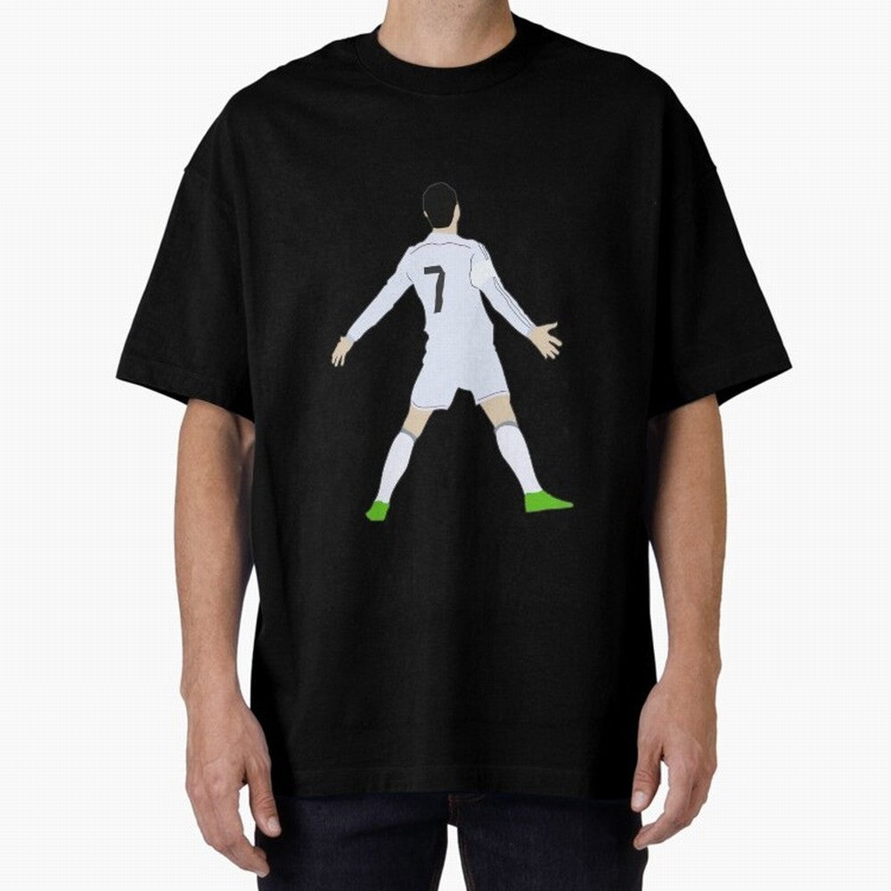 Cristiano Ronaldo Oversized T-Shirt Show Up for the Glory of the FIFA World Cup 2026 Group Stage Journey through Haaland and Mbappe Highlights, Argentina, France and Brazil Pride, Supporter Pride, Iconic Celebrations, Legendary Names and Global