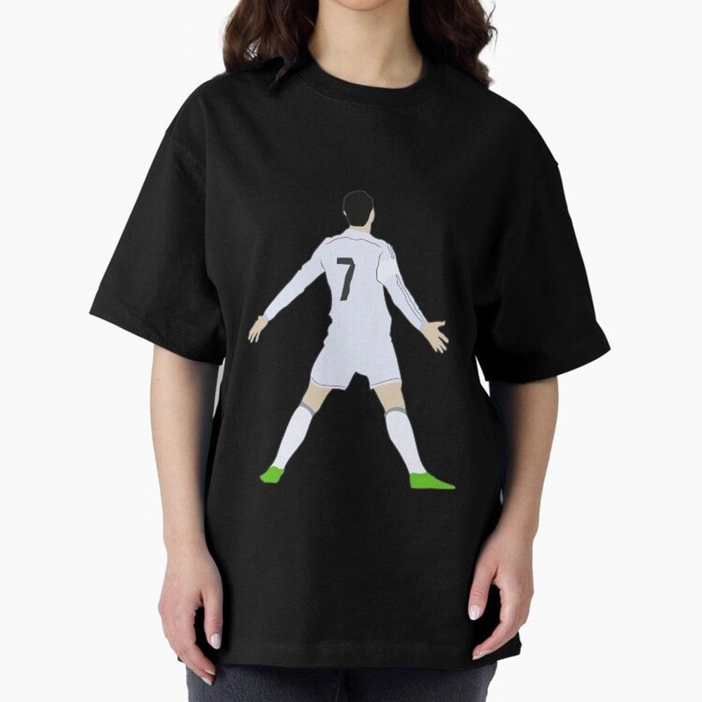 Cristiano Ronaldo Oversized T-Shirt Show Up for the Glory of the FIFA World Cup 2026 Group Stage Journey through Haaland and Mbappe Highlights, Argentina, France and Brazil Pride, Supporter Pride, Iconic Celebrations, Legendary Names and Global
