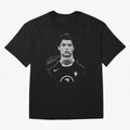 Cristiano Ronaldo Vintage Bootleg Oversized T-Shirt Celebrate the Road through the FIFA World Cup 2026 Group Stage Journey through Haaland Highlights, Spain and Netherlands Pride, Sports Nostalgia, International Competition, Famous Players and