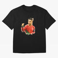 CR7 Cristiano Ronaldo potrait a powerful moment artwork Oversized T-Shirt Share Match Day Hype around FIFA World Cup 2026, Messi and Cristiano Ronaldo, Brazil, Goal Celebration Energy, Supporter Heritage, Football Icons and Worldwide Tournament