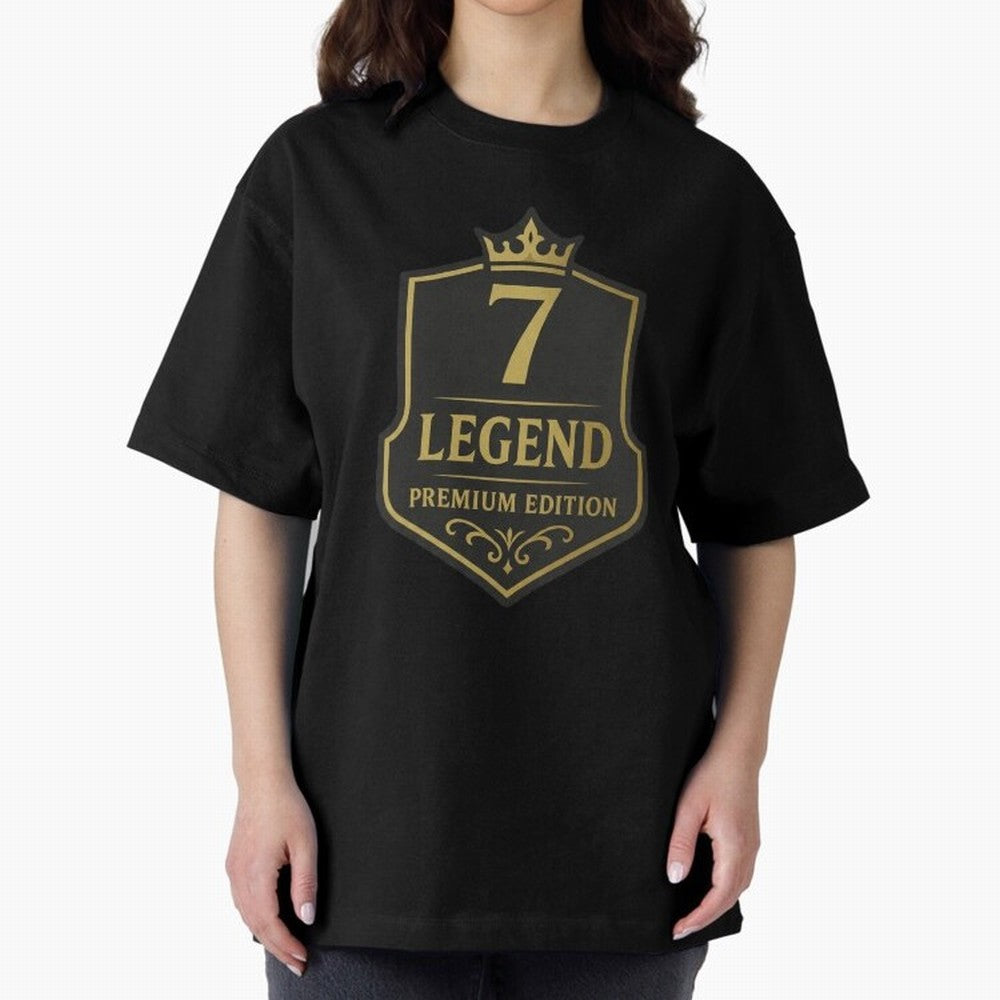 7Legend Football Inspired Number 7 T-Shirt Oversized T-Shirt Show Match Day Excitement for the FIFA World Cup 2026 Journey through CR7 Highlights, England and Germany Pride, Soccer Culture, Superstar Moments, National Team Dreams and Competitive