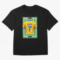Cristiano Ronaldo Al-Nassr 8-Bit Soccer Football Oversized T-Shirt Elevate Match Day Hype around FIFA World Cup 2026, CR7 and Messi, Germany, Retro Football Energy, Iconic Rivalries, Trophy Chase Drama and Stadium Atmosphere; Perfect for Supporters