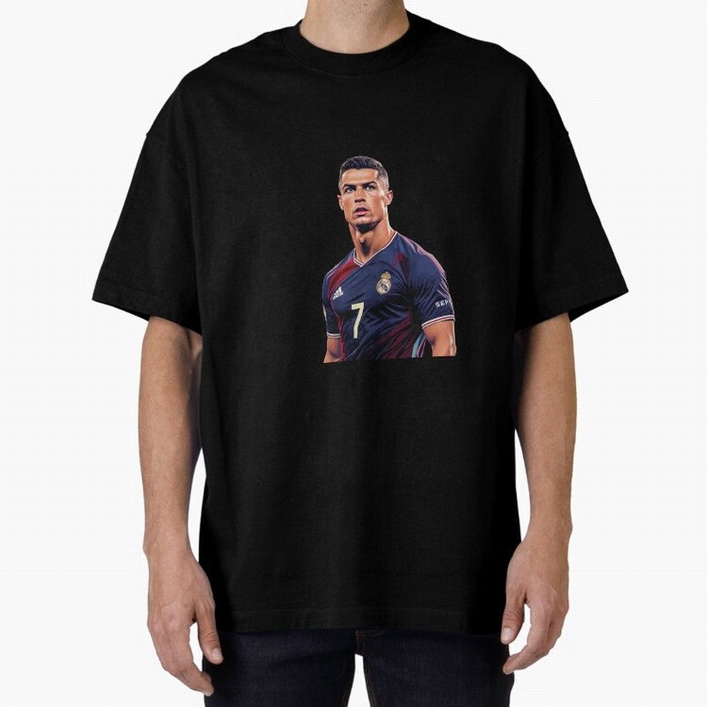 CR7 Siuuu Oversized T-Shirt Feel International Energy from FIFA World Cup 2026 USA Canada Mexico Spirit, Filled with Argentina, Cristiano Ronaldo, Stadium Memories, Football Loyalty, International Chants and Championship Tradition; Created for