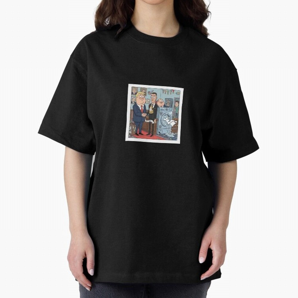 Ronaldo at White House Dinner Oversized T-Shirt Showcase Match Day Hype around FIFA World Cup 2026, Messi and Cristiano Ronaldo, France, Vintage Soccer Flavor, Modern Football Stars, National Flags and Final Night Emotion; Perfect for People Who