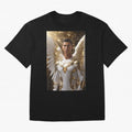 Cristiano Ronaldo angel 1 Oversized T-Shirt Join FIFA World Cup 2026 Group Stage Spirit, Driven by Brazil, Mbappe and Neymar, Tournament Hype, Historic Matchups, Family Viewing Parties and Global Sports Pride; Perfect for People Who Love Argentina,