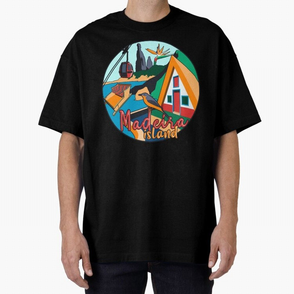 Madeira Island Oversized T-Shirt Represent Global Football Passion for FIFA World Cup 2026 USA Canada Mexico, Made for Messi and Cristiano Ronaldo, England, France and Netherlands, Game Day Rituals, Football Legends, Country Pride and the Road to