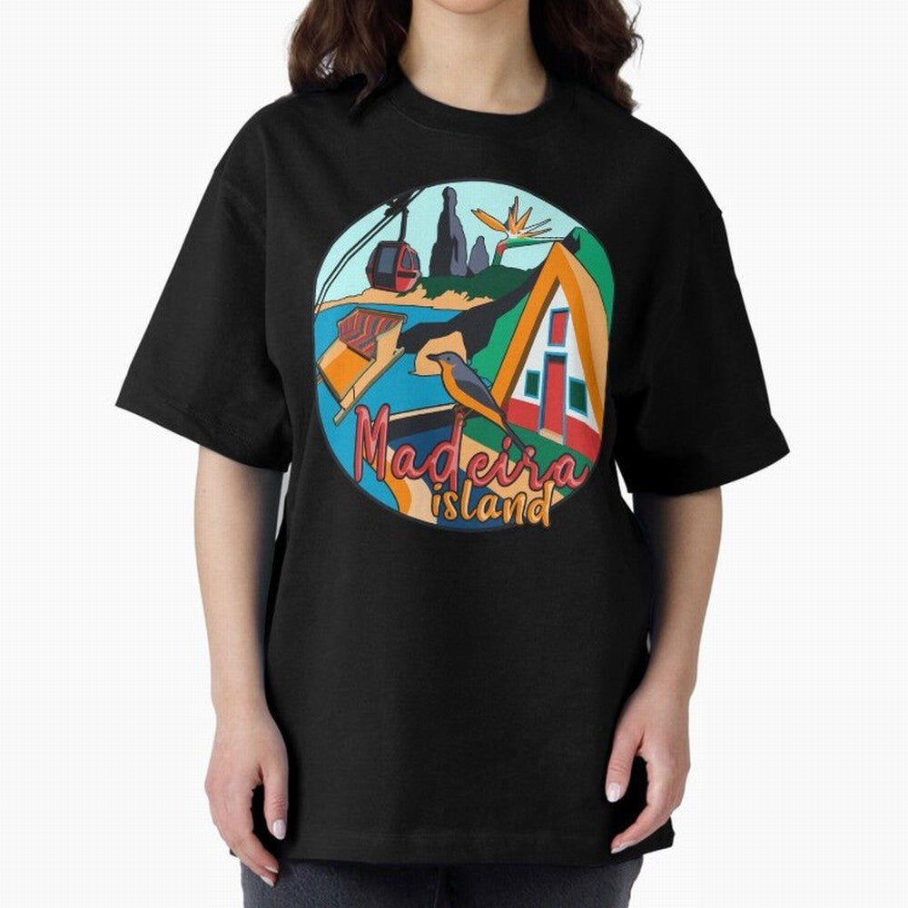 Madeira Island Oversized T-Shirt Represent Global Football Passion for FIFA World Cup 2026 USA Canada Mexico, Made for Messi and Cristiano Ronaldo, England, France and Netherlands, Game Day Rituals, Football Legends, Country Pride and the Road to