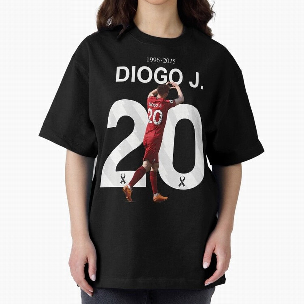 Diogo Jota Oversized T-Shirt Fuel Your Fan Pride for the FIFA World Cup 2026 USA Canada Mexico Journey through Messi, Neymar and Mbappe Highlights, England and Germany Pride, Classic Soccer Heritage, Championship Pressure, Fan Loyalty and