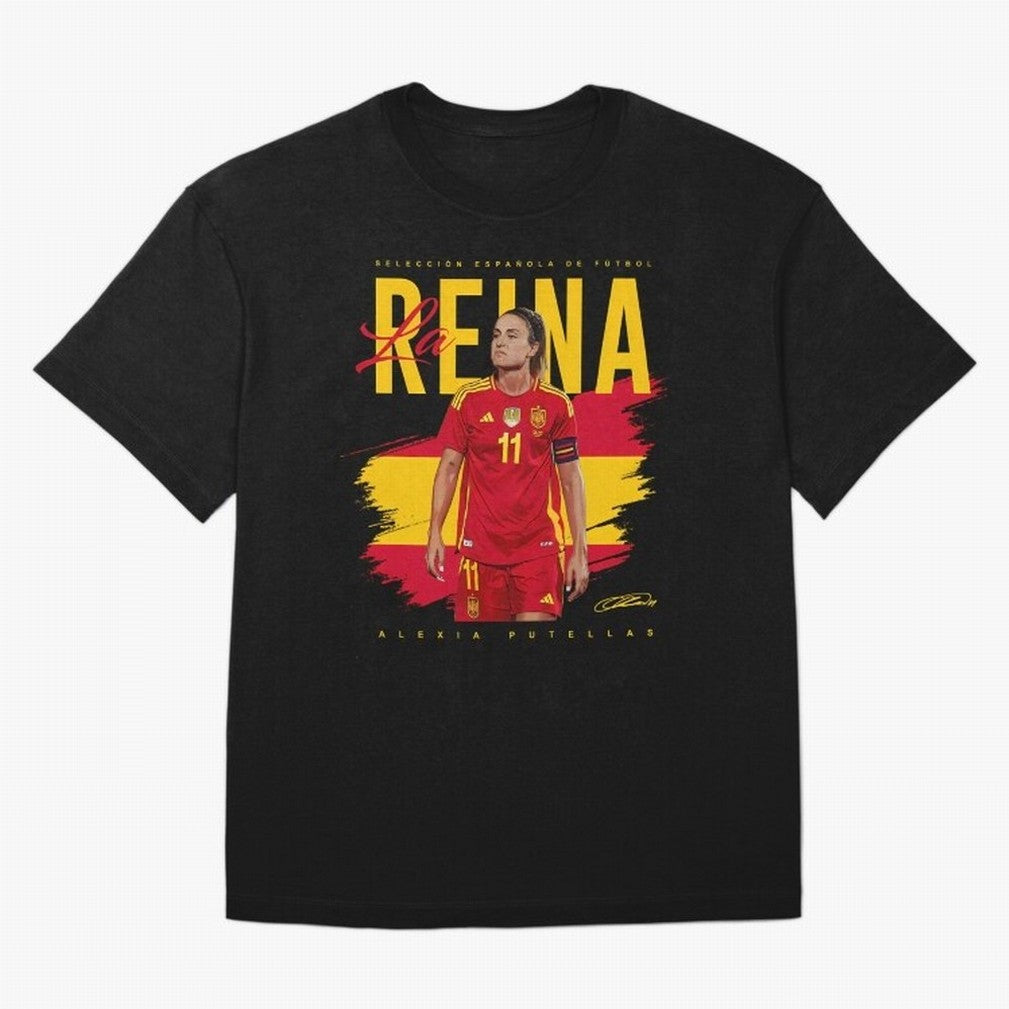 Alexia Putellas Oversized T-Shirt Spotlight FIFA World Cup 2026 USA Canada Mexico Centered on Cristiano Ronaldo, Brazil Energy, Worldwide Fan Energy, Dramatic Goals, Stadium Lights and Championship Celebrations; Great for Supporters Who Love