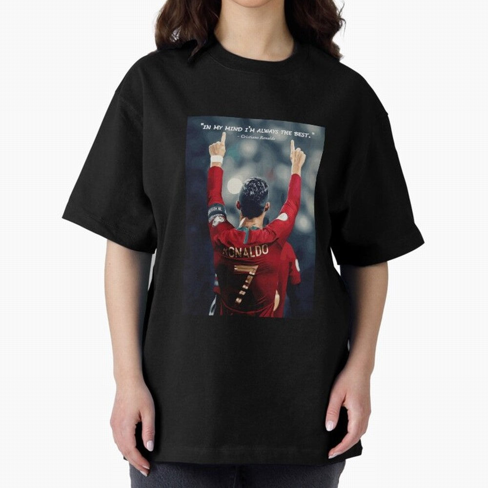 Cristiano Ronaldo Oversized T-Shirt Bring Retro Soccer Energy to Global Football Passion for FIFA World Cup 2026 Group Stage, Inspired by Cristiano Ronaldo, Germany, Vintage Soccer Flavor, Modern Football Stars, National Flags and Final Night