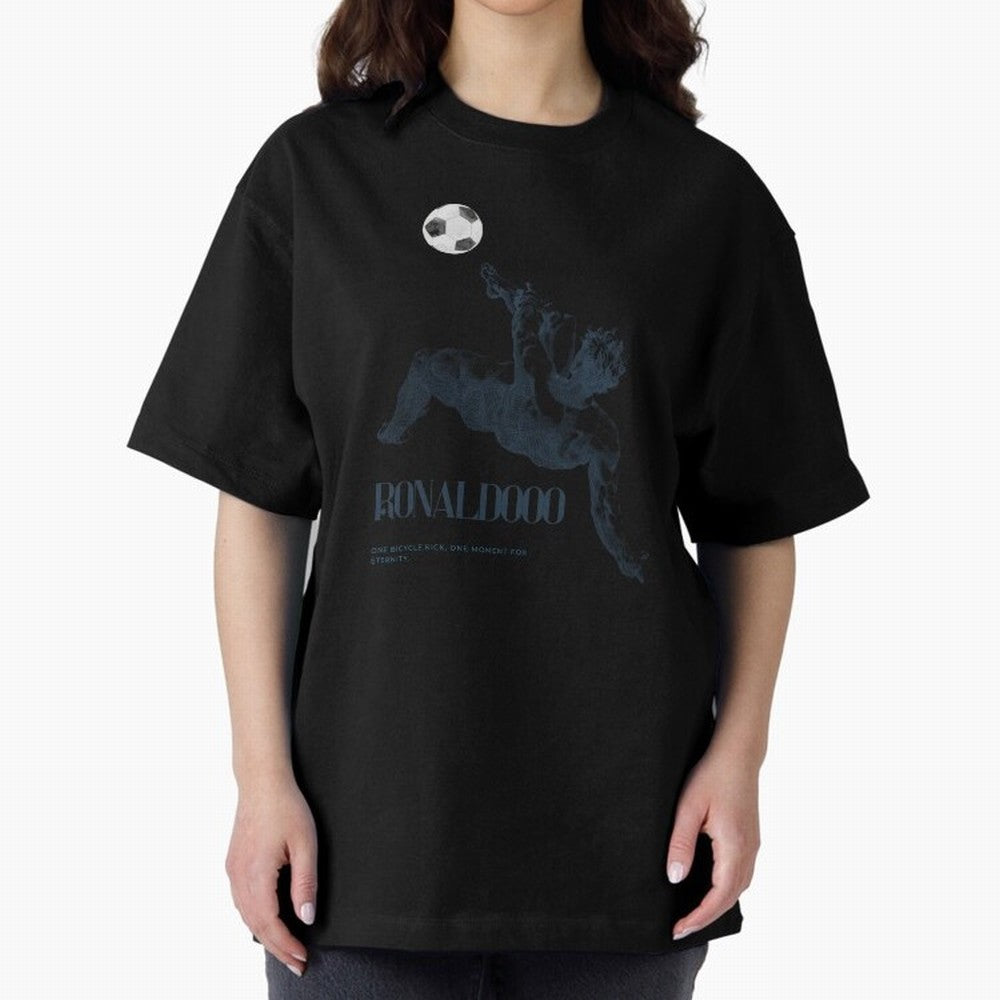 Artistic Strike Oversized T-Shirt Make Every Match About Global Football Passion for FIFA World Cup 2026, Featuring Haaland and Mbappe, Netherlands, Match Day Excitement, Supporter Culture, Golden Goals and Global Football Passion; Ideal for