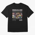 Cristiano Ronaldo CR7 Collage Oversized T-Shirt Represent the Passion of Global Football Passion for FIFA World Cup 2026 USA Canada Mexico, Connected to Messi, Neymar and Mbappe, Spain and Netherlands, Stadium Chants, National Pride, Trophy Dreams