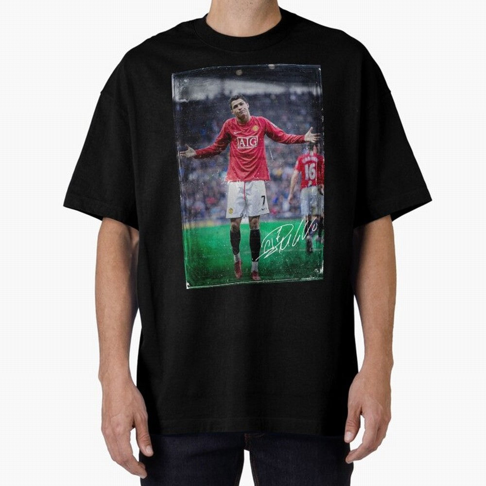 Cristiano Ronaldo Oversized T-Shirt Enjoy the FIFA World Cup 2026 Group Stage Journey through Neymar, Haaland and Cristiano Ronaldo Highlights, Spain Pride, Tournament Hype, Historic Matchups, Family Viewing Parties and Global Sports Pride; Created