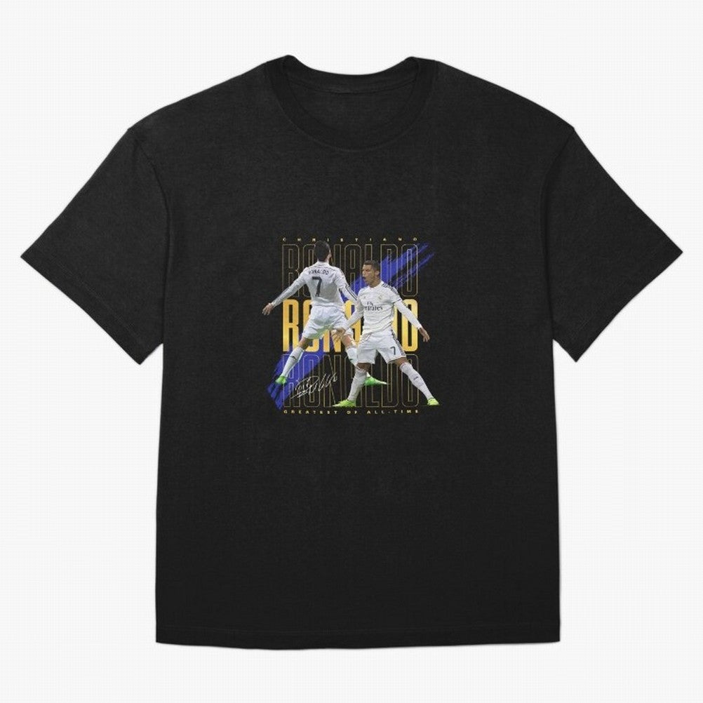 Cristiano Ronaldo Suuiii! Oversized T-Shirt Celebrate Unforgettable Nights in FIFA World Cup 2026 USA Canada Mexico for Fans of Neymar and France and Portugal, Bringing Sports Nostalgia, International Competition, Famous Players and Unforgettable