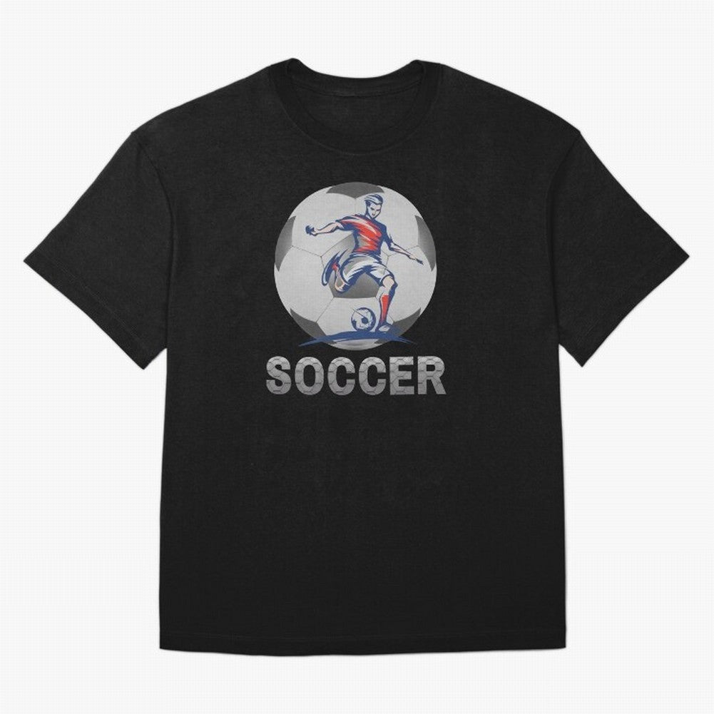 Grand final of football, World Cup Oversized T-Shirt Turn Up for FIFA World Cup 2026 USA Canada Mexico Driven by Messi and Cristiano Ronaldo, Portugal, Spain and Germany Energy, Championship Spirit, Famous Goals, Roaring Crowds and International