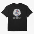 Grand final of football, World Cup Oversized T-Shirt Turn Up for FIFA World Cup 2026 USA Canada Mexico Driven by Messi and Cristiano Ronaldo, Portugal, Spain and Germany Energy, Championship Spirit, Famous Goals, Roaring Crowds and International