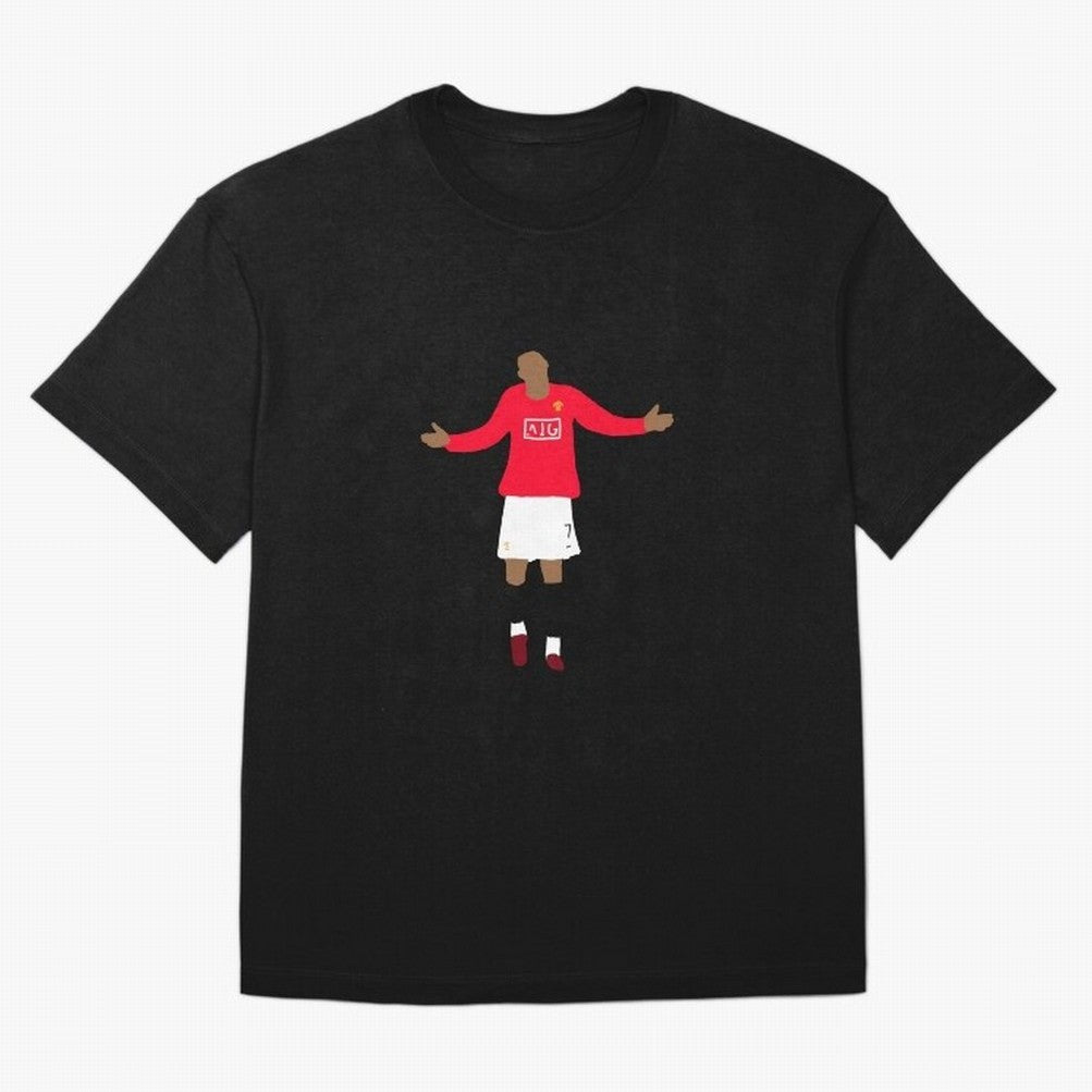 Cristiano Ronaldo Goal Celebration Illustration Oversized T-Shirt Bring International Match Energy to Global Football Passion for FIFA World Cup 2026, Built around Messi and Cristiano Ronaldo, Netherlands, Football Passion, Legendary Performances,