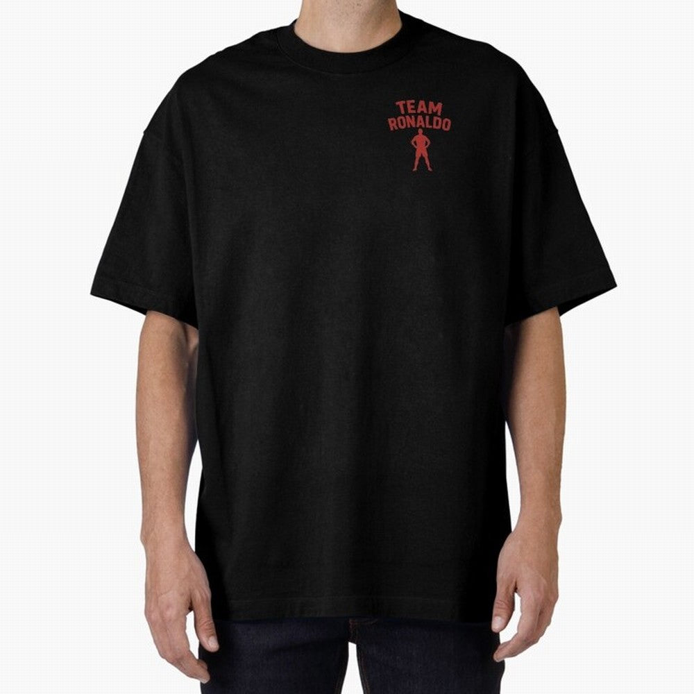 Team Ronaldo | CR7 team | For Fans Oversized T-Shirt Remember Iconic Moments from FIFA World Cup 2026 Group Stage Spirit, Capturing France, Mbappe and Neymar, Soccer Culture, Superstar Moments, National Team Dreams and Competitive Fire; Great for
