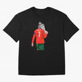 Cristiano Ronaldo Campion Oversized T-Shirt Bring Home Global Football Passion for FIFA World Cup 2026 USA Canada Mexico, Capturing Messi and Cristiano Ronaldo, Argentina and Brazil, Global Supporter Spirit, Legendary Goals, National Colors and
