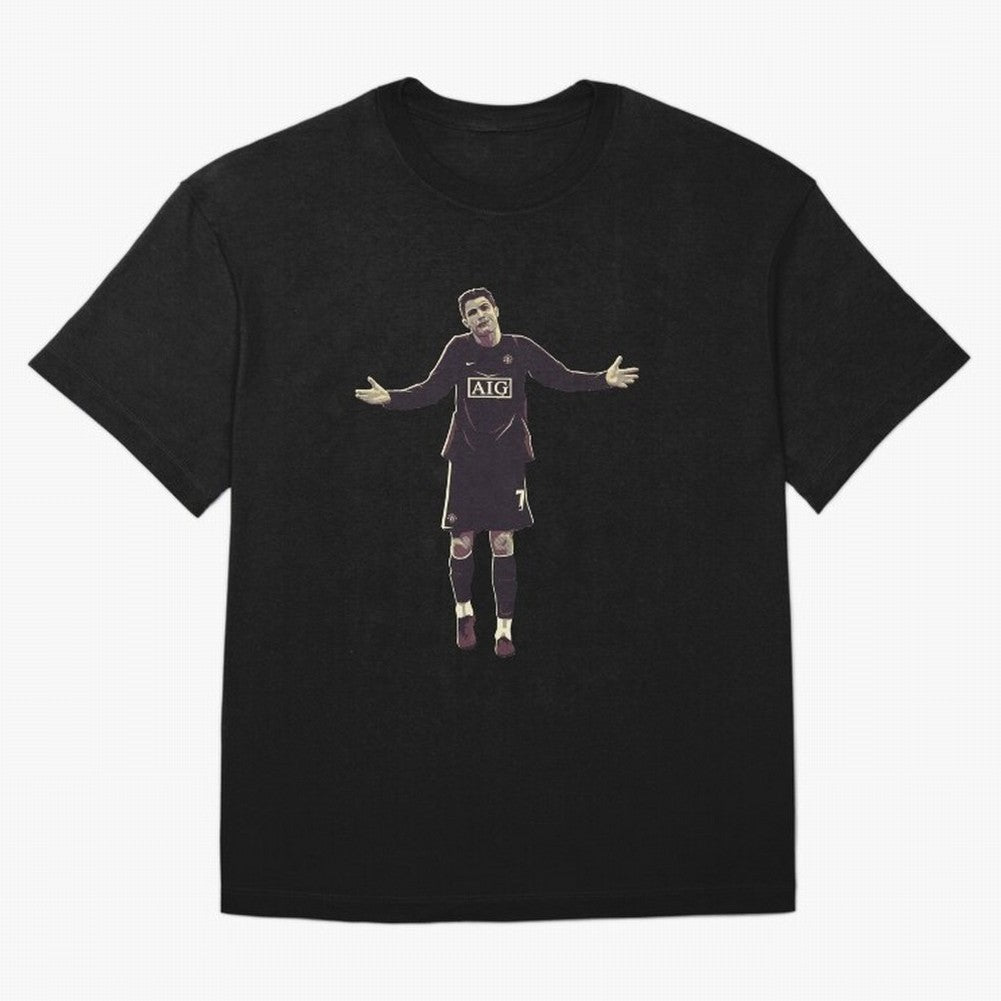 Cristiano Ronaldo Oversized T-Shirt Relive Legendary Nights from FIFA World Cup 2026 Spirit, Capturing England, Haaland, Match Day Excitement, Supporter Culture, Golden Goals and Global Football Passion; Ideal for Fans Who Follow Messi, Cristiano
