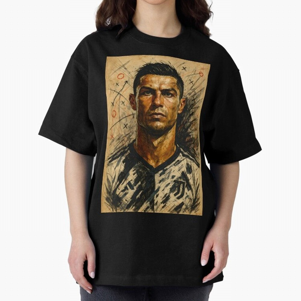 The Architect of Victory Oversized T-Shirt Carry the Dream of FIFA World Cup 2026 USA Canada Mexico Celebrating Mbappe, Portugal, Spain and Germany Energy, Match Day Excitement, Supporter Culture, Golden Goals and Global Football Passion; Ideal for
