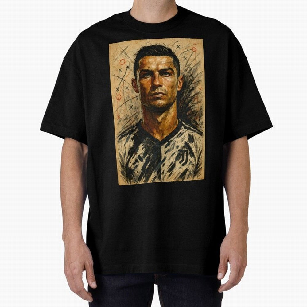 The Architect of Victory Oversized T-Shirt Carry the Dream of FIFA World Cup 2026 USA Canada Mexico Celebrating Mbappe, Portugal, Spain and Germany Energy, Match Day Excitement, Supporter Culture, Golden Goals and Global Football Passion; Ideal for