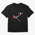 GOAT in Motion: Ronaldo's Iconic Bicycle Kick Oversized T-Shirt Cheer for Global Football Passion for FIFA World Cup 2026, Highlighting Messi, Neymar and Mbappe, England and Germany, Championship Spirit, Famous Goals, Roaring Crowds and