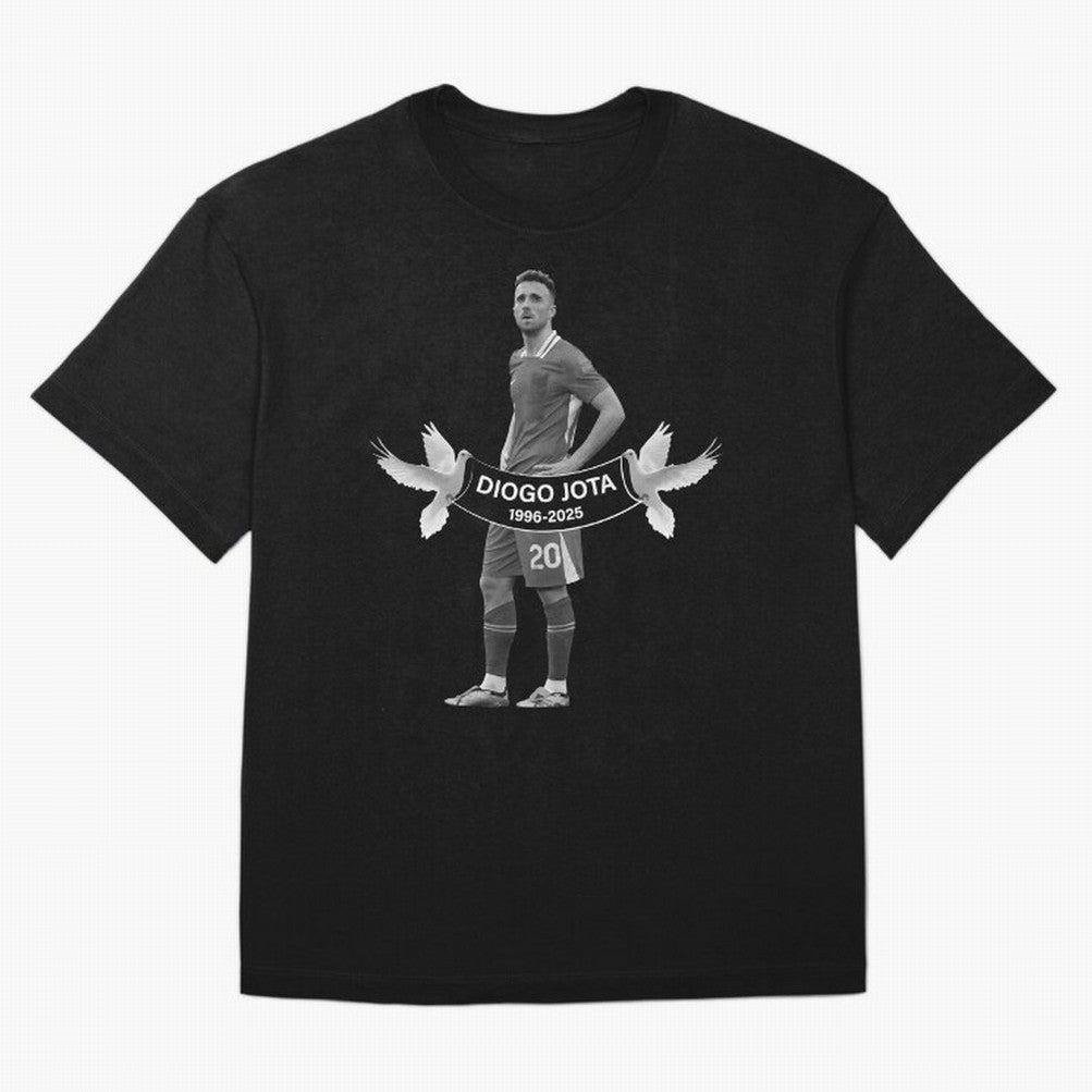 Diogo Jota Oversized T-Shirt Capture FIFA World Cup 2026 Group Stage with Haaland and Mbappe, France Energy, Championship Spirit, Famous Goals, Roaring Crowds and International Football Unity; Great for Watch Parties, Sports Bars, Family Nights,