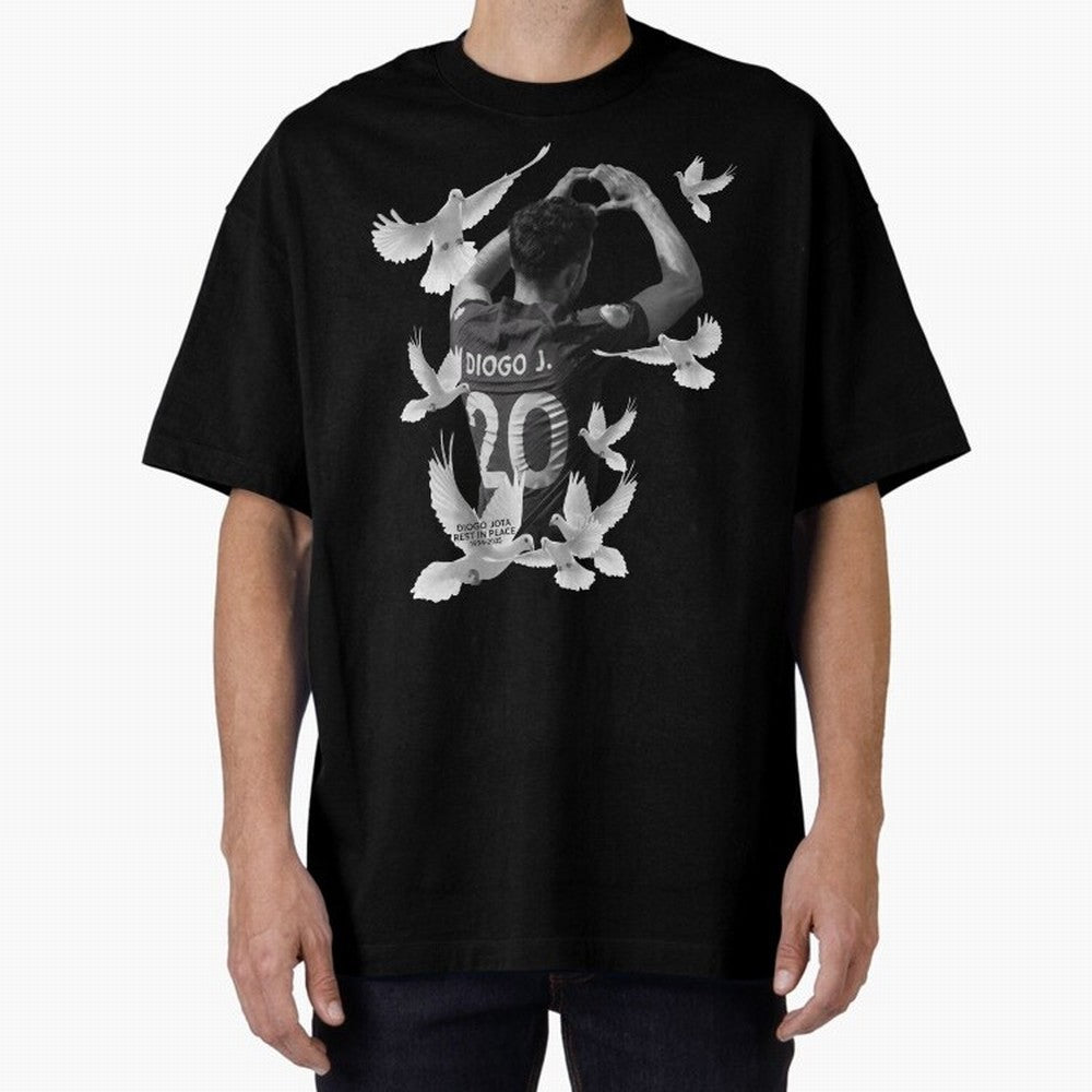 Diogo Jota rest in peace Oversized T-Shirt Celebrate the Magic of FIFA World Cup 2026 USA Canada Mexico Celebrating Haaland and Mbappe, Brazil, Portugal and Argentina Energy, Goal Celebration Energy, Supporter Heritage, Football Icons and Worldwide