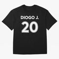 Diogo Jota number 20 Oversized T-Shirt Show Support during FIFA World Cup 2026 USA Canada Mexico Spirit, Filled with Argentina, France and Brazil, CR7 and Messi, Soccer Culture, Superstar Moments, National Team Dreams and Competitive Fire; Created