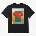 Our Love for Portugal Will never fade Oversized T-Shirt Feel the Heartbeat of FIFA World Cup 2026 Group Stage Spirit, Highlighting Argentina and Brazil, CR7, Sports Nostalgia, International Competition, Famous Players and Unforgettable Victories;