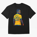 Vini Jr. Oversized T-Shirt Support Your Favorite Stars during FIFA World Cup 2026 Spirit, Highlighting Argentina and Brazil, Cristiano Ronaldo, Supporter Pride, Iconic Celebrations, Legendary Names and Global Match Day Energy; Great for Supporters