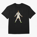 Cristiano Ronaldo Iconic Celebration Oversized T-Shirt Bring Home the FIFA World Cup 2026 Group Stage Journey through CR7 and Messi Highlights, Argentina, France and Brazil Pride, Worldwide Fan Energy, Dramatic Goals, Stadium Lights and