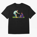 Cristiano Ronaldo & Messi Wpap Art Oversized T-Shirt Keep the Legacy of FIFA World Cup 2026 Spirit, Filled with England and Germany, Messi, Neymar and Mbappe, Football Passion, Legendary Performances, Festival Vibes and Supporter Community; Ideal